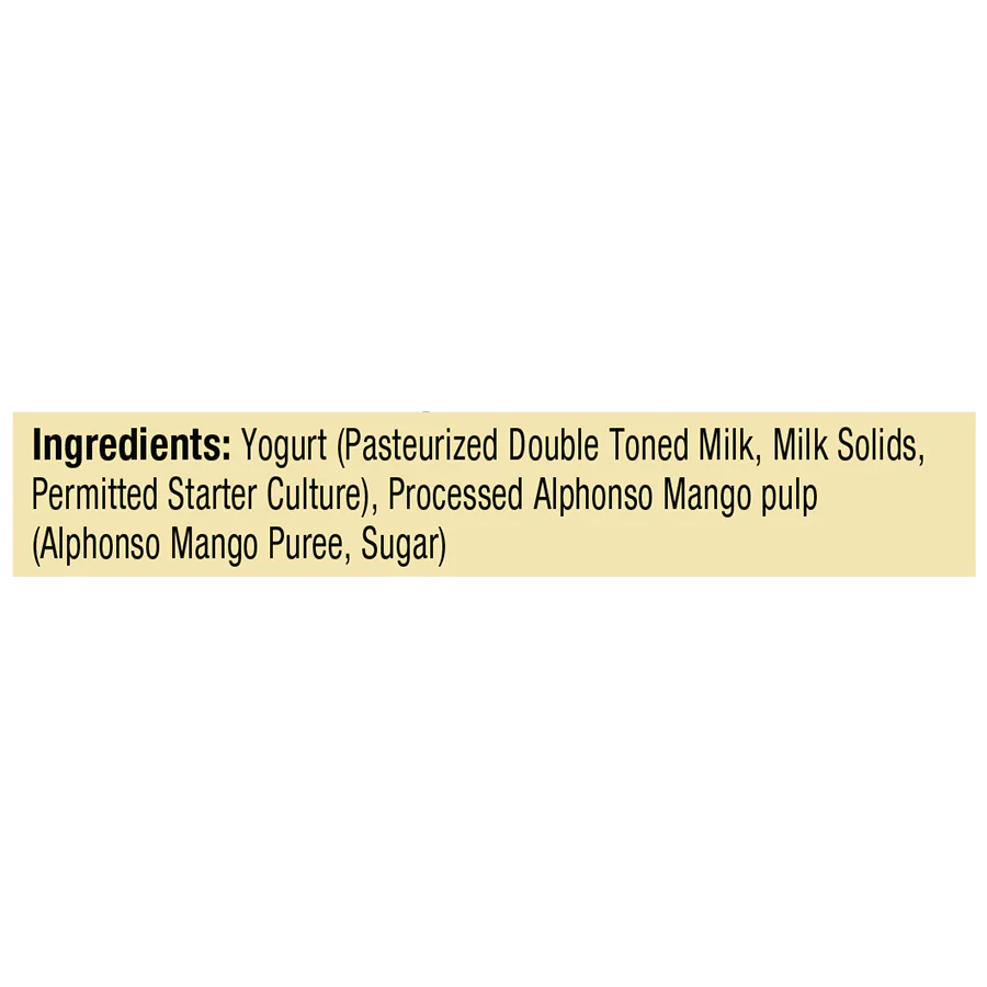 fruit yogurt, mango - Image 5