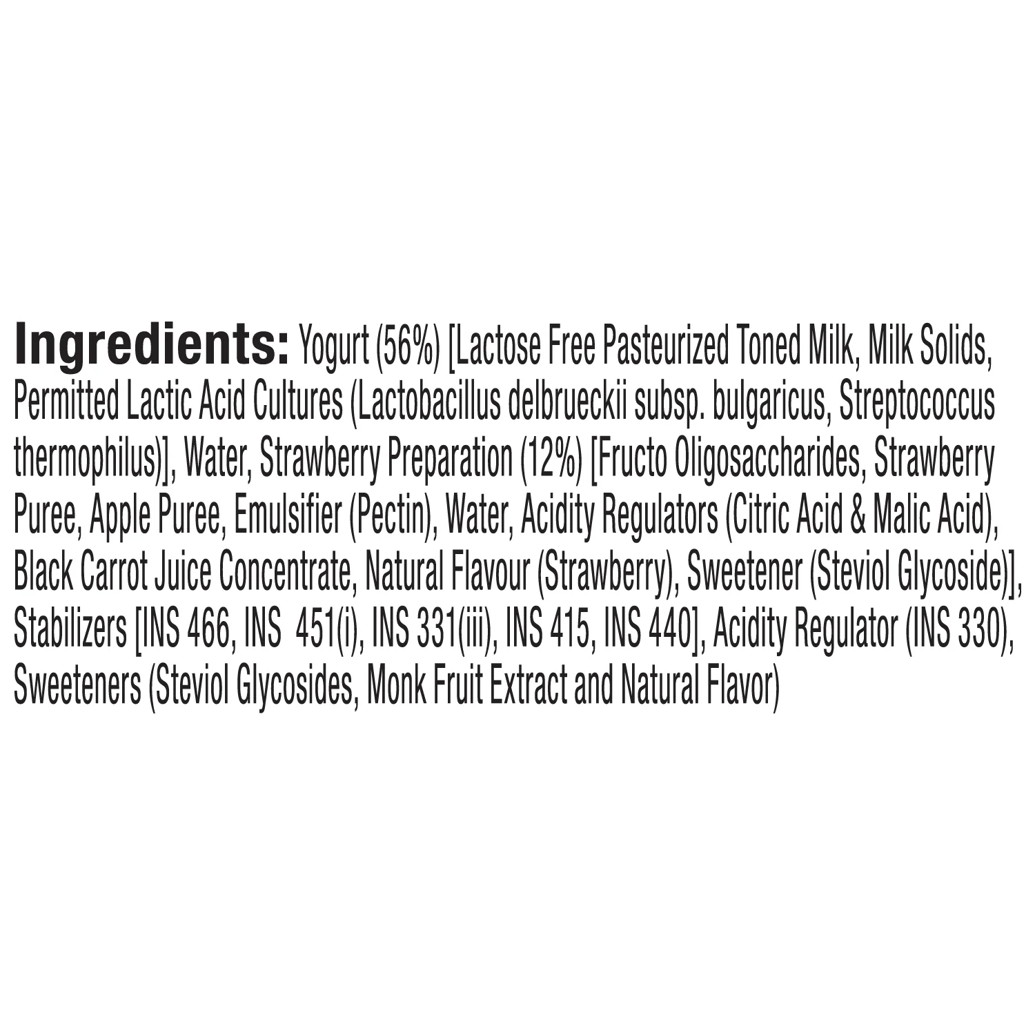 zero added sugar greek yogurt smoothies, strawberry - Image 9